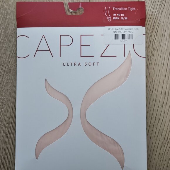 Capezio Women's Transition Ballet Tights Pink Matte Semi-Opaque 1916 New - Picture 1 of 4